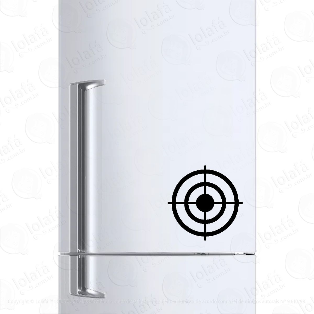 adesivo para geladeira alvo mira pontaria mod:262