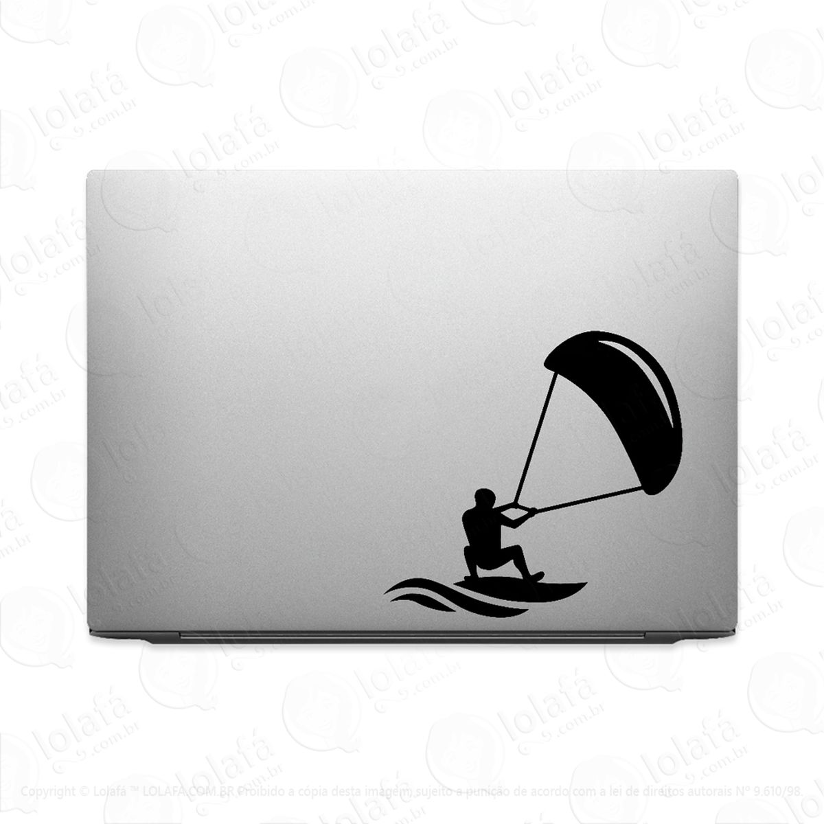adesivo tablet notebook pc kitesurf kiteboarding flysurf mod:2028