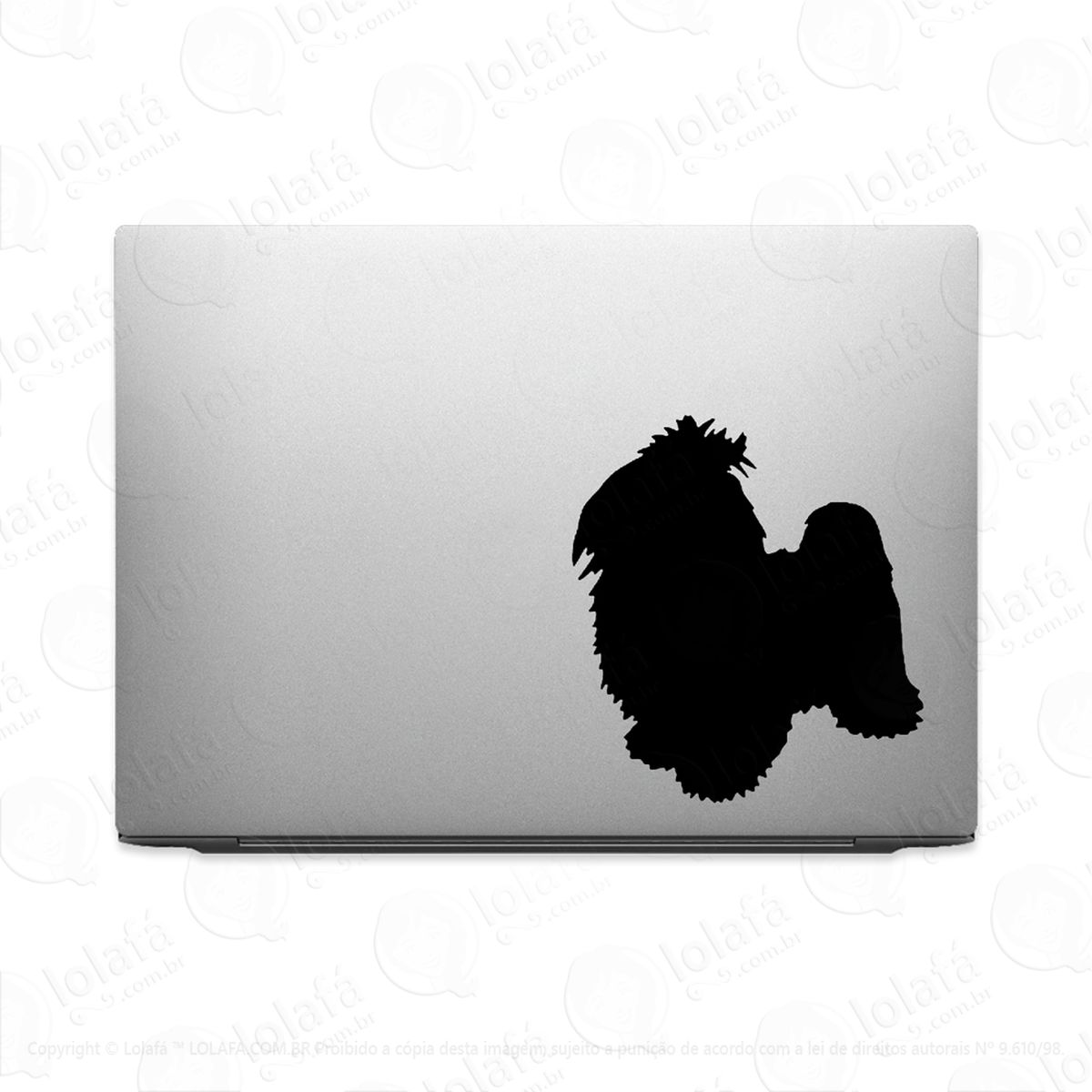 adesivo tablet notebook pc cachorro raça shih tzu mod:2445