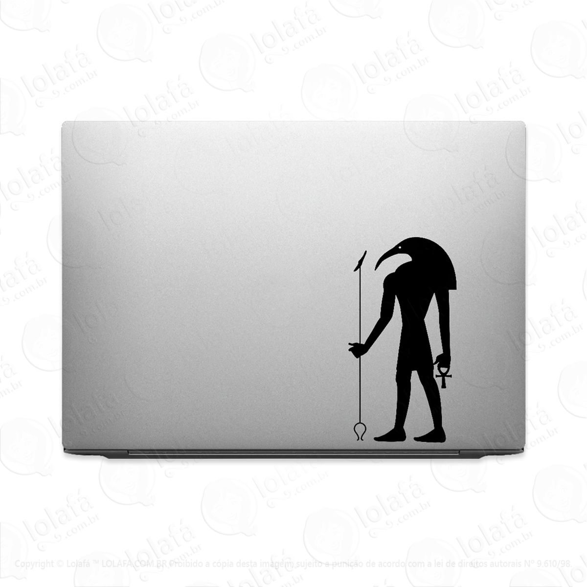 adesivo tablet notebook pc thoth deities anubis deus egito mod:2451