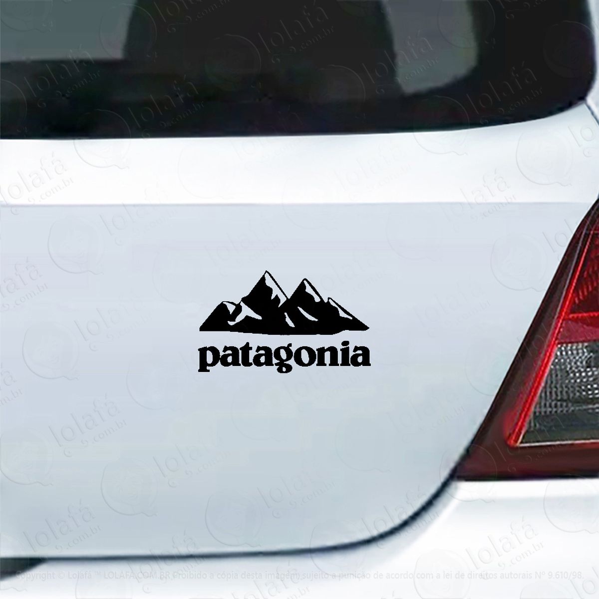adesivo carro moto vidro patagonia montanha logo mod:3922