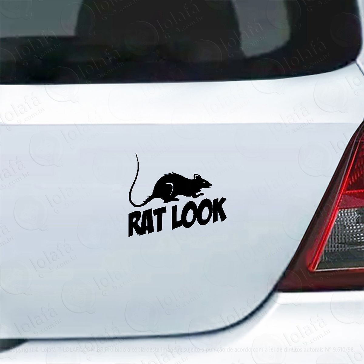 adesivo para carro rat look carro antigo mod:4402