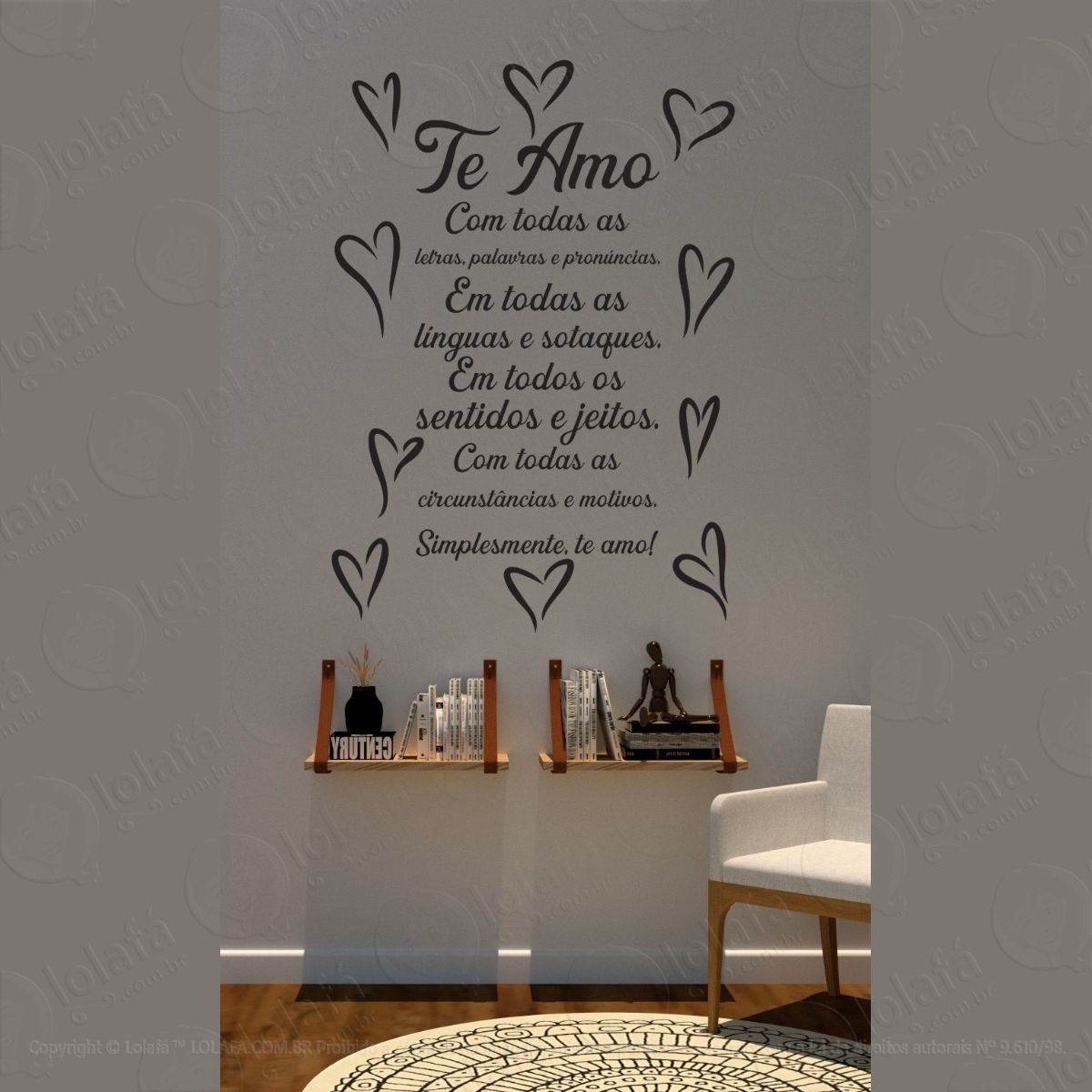 adesivo decorativo para portas casais românticos mod:1641