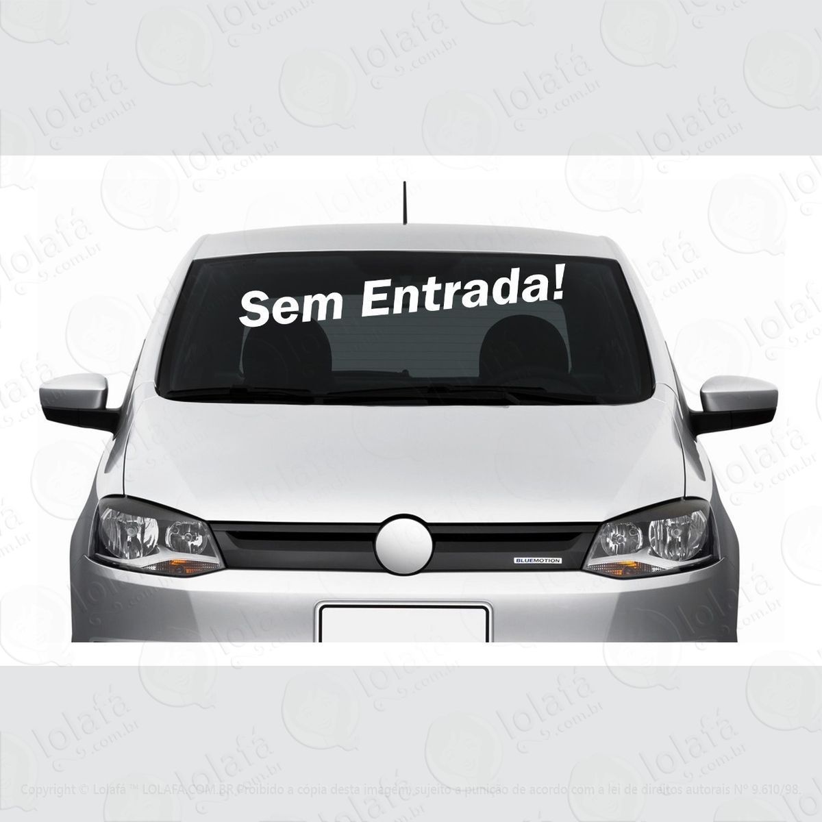 kit c/10 frases parabrisa agência automóveis - sem entrada! mod:1663