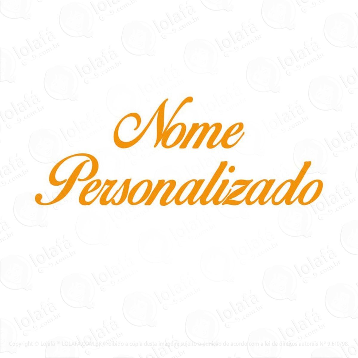 nome personalizado adesivo de parede frase personalizada para sala, quarto, porta e vidro - mod:3