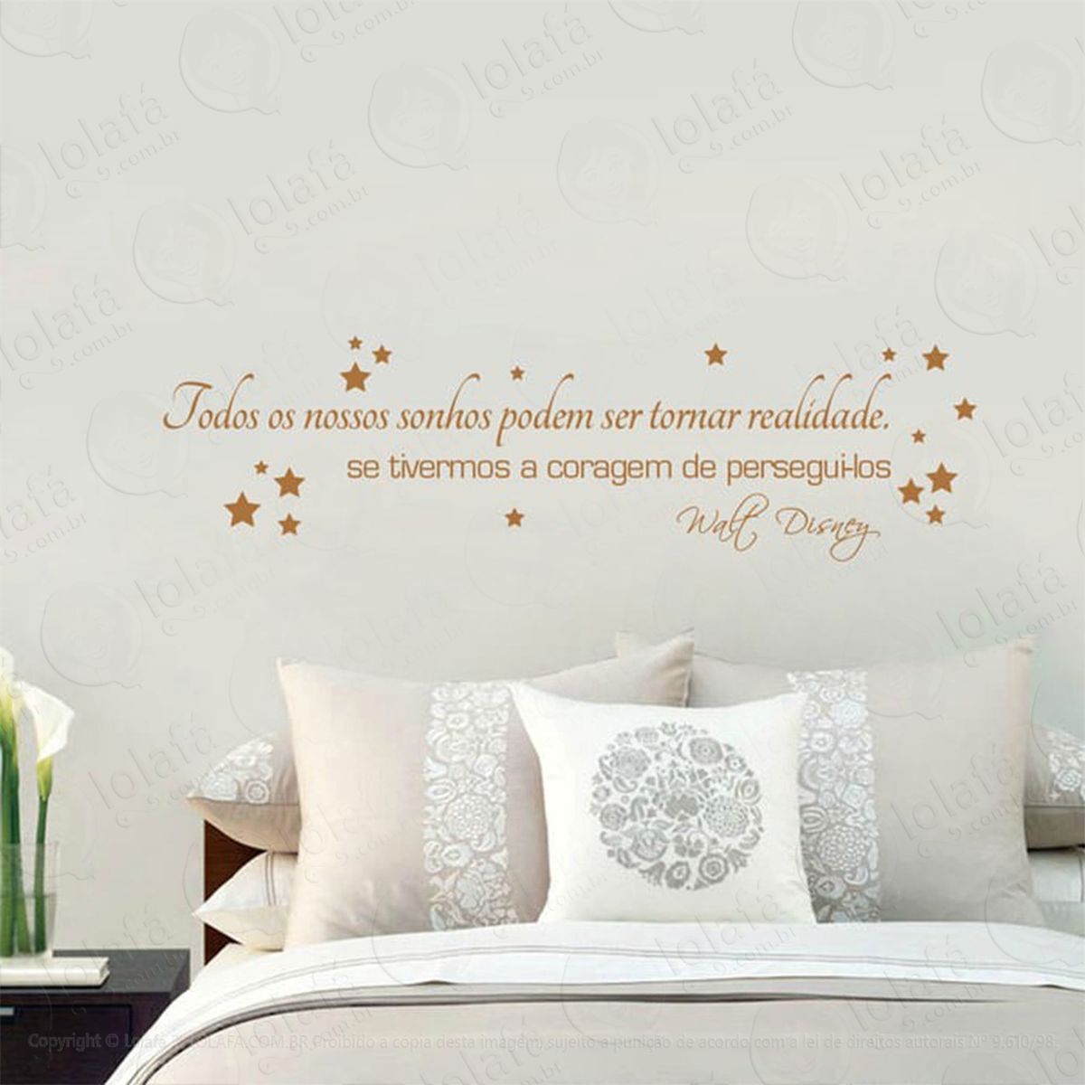 todos os nossos adesivo de parede frase personalizada para sala, quarto, porta e vidro - mod:176