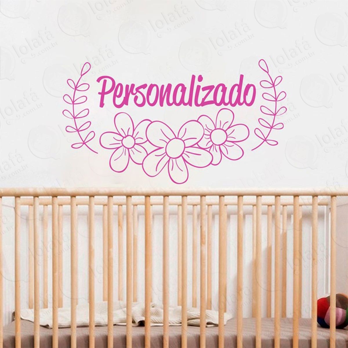 nome personalizado adesivo de parede frase personalizada para sala, quarto, porta e vidro - mod:212