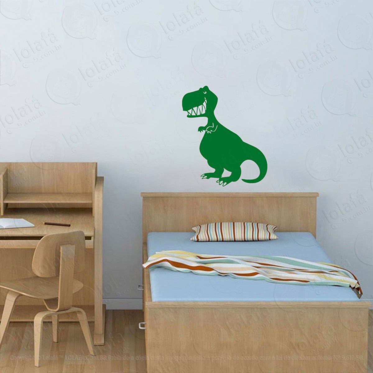 dinossauro adesivo de parede infantil para quarto - mod:22