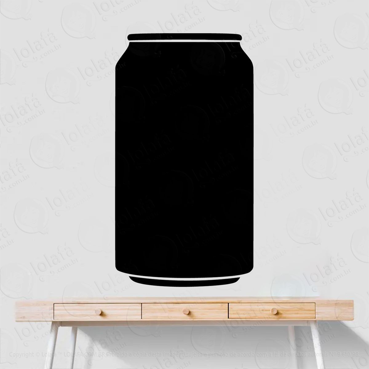 cerveja adesivo lousa quadro negro de parede para escrever com giz - mod:127