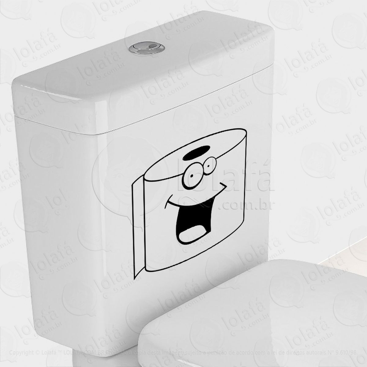papel adesivo para vaso sanitário e privada - mod:59