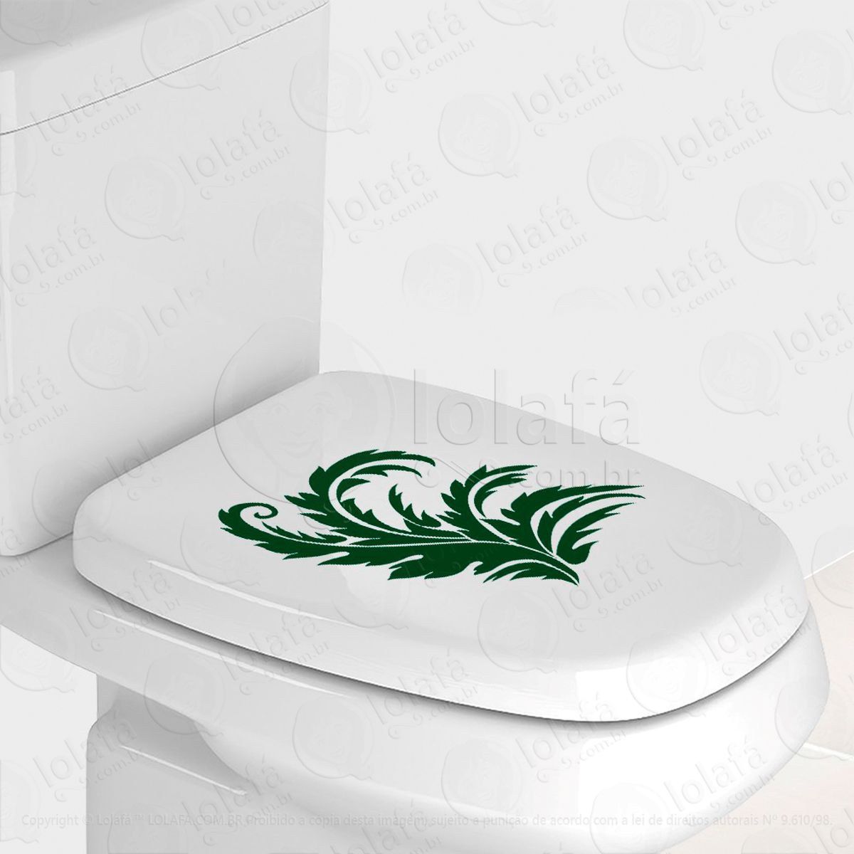 flor adesivo para vaso sanitário e privada - mod:88